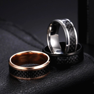 Bague Acier Carbone 2