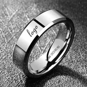 Bague Acier Gravure 6