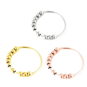 Bague Anti Stress Acier Inoxydable 4