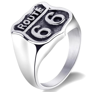 Bague Biker Acier