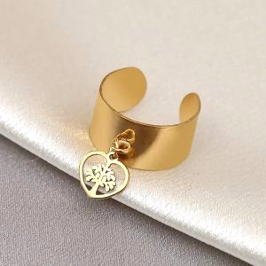 Bague Breloque Acier Inoxydable 4