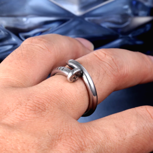 Bague Clou Acier Inoxydable 2