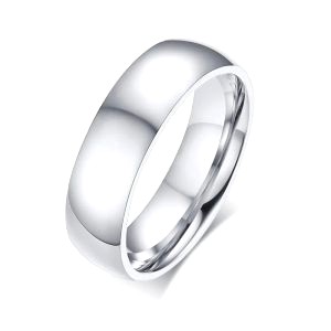 Bague Couple Acier Inoxydable 2
