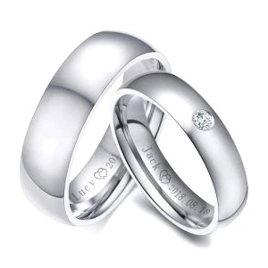 Bague Couple Acier Inoxydable 3