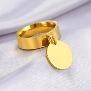 Bague Medaille Acier Inoxydable 5