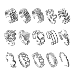 Bague Pouce Femme Acier 16