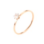 Bague Solitaire Acier Inoxydable 3