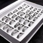 Lot De Bague Homme Acier Inoxydable 4